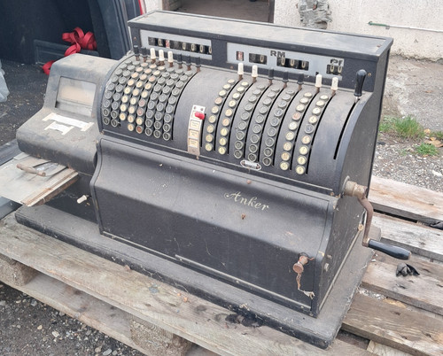 Antike buchungsmaschine kasse - antike,