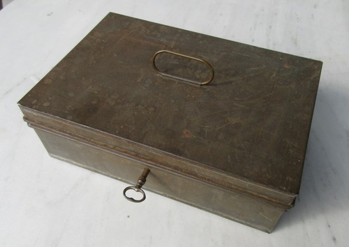 Alte geldkassette kasse mit - alte,