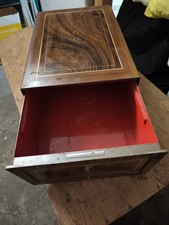 antike Geldkassette Stahl