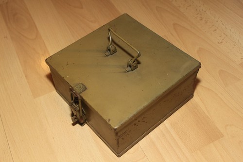 Alte geldkasette soldkasse - alte,