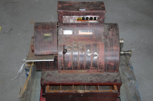 Antike kasse aus holz antik - holz,